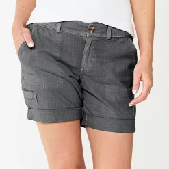 Women's Sonoma Goods For Life® Utility Bermuda Shorts -Sonoma Clothing Store 5940057 Dark Gray