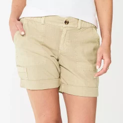 Women's Sonoma Goods For Life® Utility Bermuda Shorts -Sonoma Clothing Store 5940057 Tan