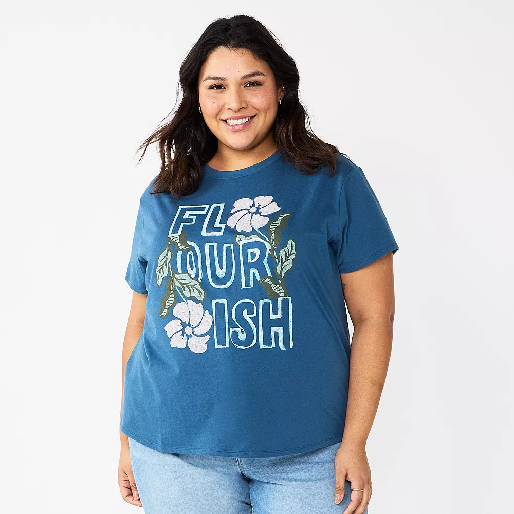 Plus Size Sonoma Goods For Life® Relaxed Graphic Tee 9 Plus Size Sonoma Goods For Life® Relaxed Graphic Tee - Image 7
