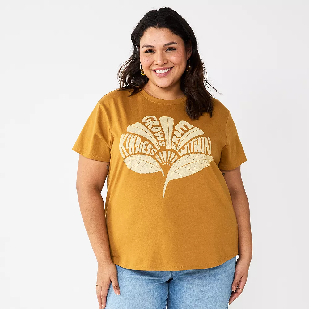 Plus Size Sonoma Goods For Life® Relaxed Graphic Tee 4 Plus Size Sonoma Goods For Life® Relaxed Graphic Tee - Image 2