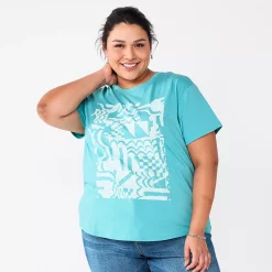 Plus Size Sonoma Goods For Life® Relaxed Graphic Tee 15 Plus Size Sonoma Goods For Life® Relaxed Graphic Tee -Sonoma Clothing Store 5988101 Turqouise Geo