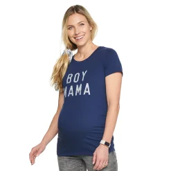 Maternity Sonoma Goods For Life® Fitted Crewneck Graphic Tee 19 Maternity Sonoma Goods For Life® Fitted Crewneck Graphic Tee -Sonoma Clothing Store 6120299 Boy Mama Graphic