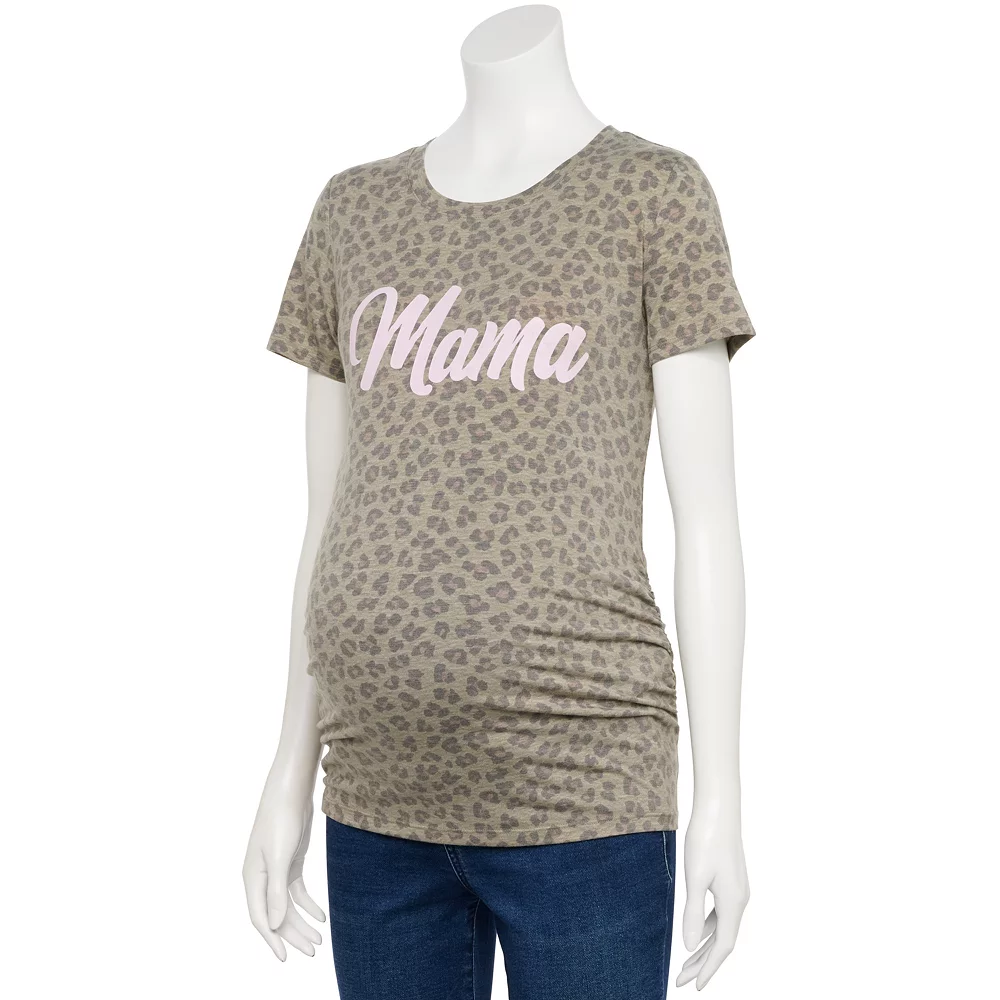 Maternity Sonoma Goods For Life® Fitted Crewneck Graphic Tee 5 Maternity Sonoma Goods For Life® Fitted Crewneck Graphic Tee - Image 3