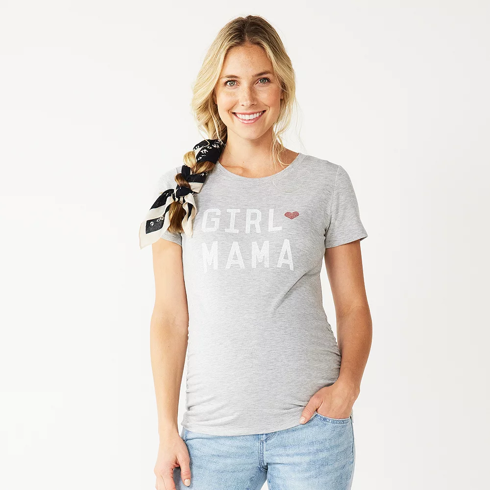 Maternity Sonoma Goods For Life® Fitted Crewneck Graphic Tee 4 Maternity Sonoma Goods For Life® Fitted Crewneck Graphic Tee - Image 2