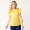 Maternity Sonoma Goods For Life® Fitted Crewneck Graphic Tee -Sonoma Clothing Store 6120299 Happy Mama