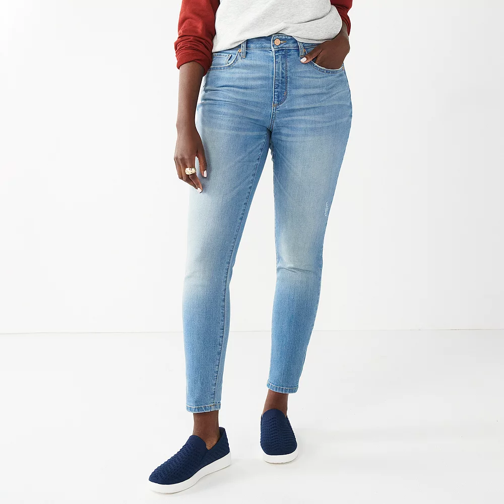 Women's Sonoma Goods For Life® Curvy High-Waisted Skinny Jeans 3 Women's Sonoma Goods For Life® Curvy High-Waisted Skinny Jeans