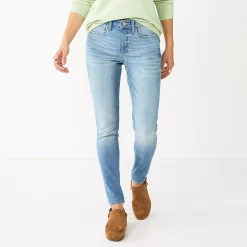 Women's Sonoma Goods For Life® Curvy High-Waisted Skinny Jeans 16 Women's Sonoma Goods For Life® Curvy High-Waisted Skinny Jeans -Sonoma Clothing Store 6120421 Super Light Wash