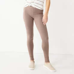 Women's Sonoma Goods For Life® Midrise Leggings 23 Women's Sonoma Goods For Life® Midrise Leggings -Sonoma Clothing Store 6120748 Basil Brown