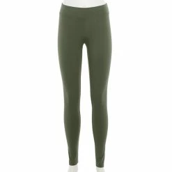 Women's Sonoma Goods For Life® Midrise Leggings 22 Women's Sonoma Goods For Life® Midrise Leggings -Sonoma Clothing Store 6120748 Green